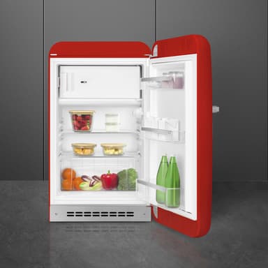 Smeg 50's Style Jääkaappi pakastelokeroll FAB10RRD6 (punainen)