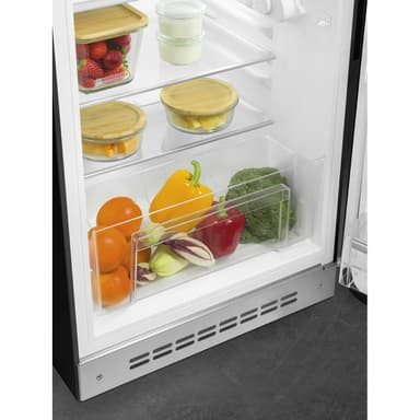 Smeg 50's Style Jääkaappi pakastelokeroll FAB10RBL6 (musta)