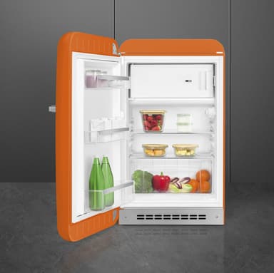 Smeg 50's Style Jääkaappi pakastelokeroll FAB10LOR6 (oranssi)