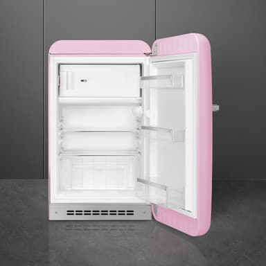 Smeg 50's Style Jääkaappi pakastelokeroll FAB10RPK6  (vaaleanpunainen)