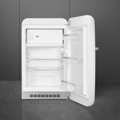 Smeg 50's Style Jääkaappi pakastelokerollFAB10RWH6 (valkoinen)