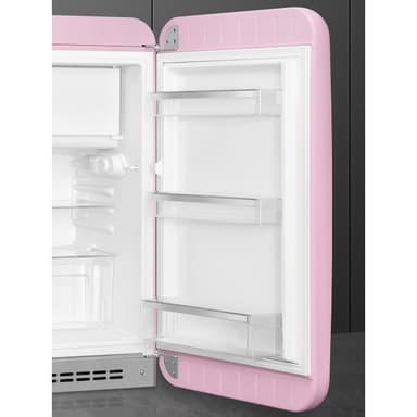 Smeg 50's Style Jääkaappi pakastelokeroll FAB10RPK6  (vaaleanpunainen)