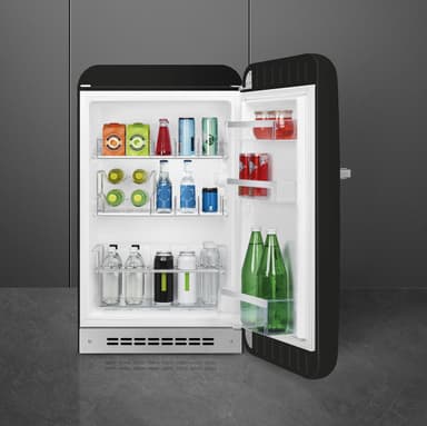 Smeg 50's Style Jääkaappi FAB10HRBL6 (musta)