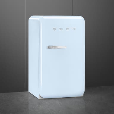Smeg 50's Style Jääkaappi pakastelokeroll FAB10RPB6 (pastellinsinin)