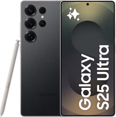 Samsung Galaxy S25 Ultra 5G älypuhelin 12/512 GB (Titanium Black)