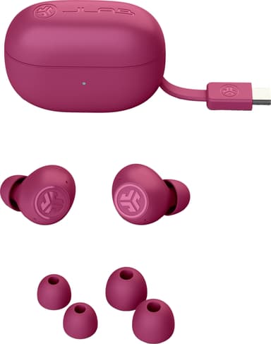 JLab Go Pop ANC täysin langattomat in-ear kuulokkeet (fuksia)