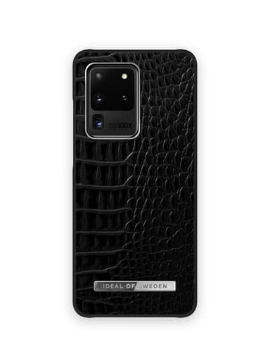 Atelier Case Galaxy S20 Ultra Neo Noir Croco Silvr