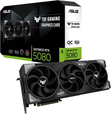 ASUS GeForce RTX 5080 TUF Gaming 16 GB OC näytönohjain