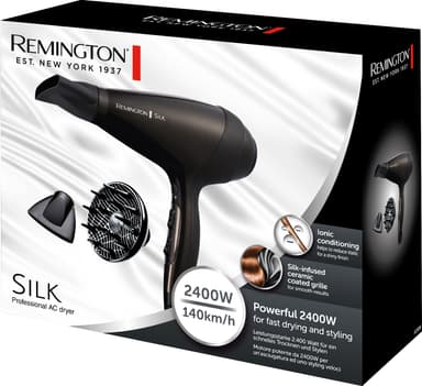 Remington Silk hiustenkuivaaja AC9095 (musta)