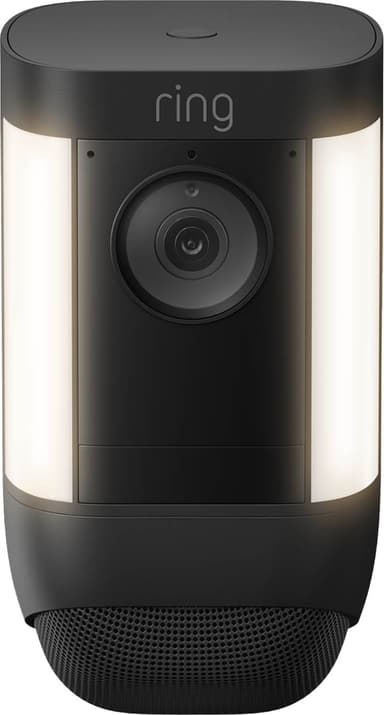 Ring Spotlight Cam Pro valvontakamera (musta/akkukäyttöinen)