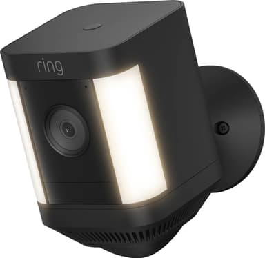 Ring Spotlight Cam Plus valvontakamera (musta/akkukäyttöinen)