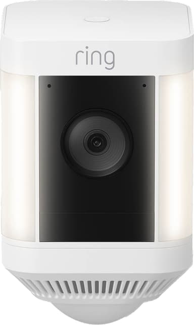 Ring Spotlight Cam Plus valvontakamera (valkoinen/akkukäyttöinen)