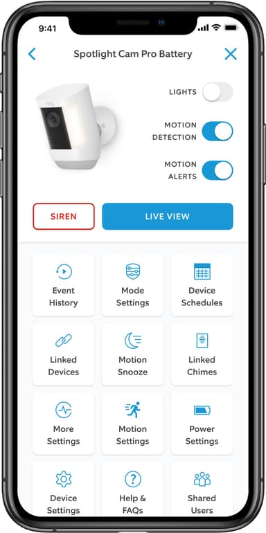 Ring Spotlight Cam Pro valvontakamera (musta/akkukäyttöinen)