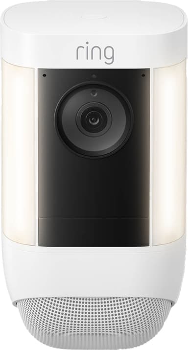 Ring Spotlight Cam Pro valvontakamera (valkoinen/akkukäyttöinen)