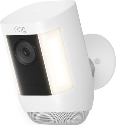 Ring Spotlight Cam Pro valvontakamera (valkoinen/akkukäyttöinen)