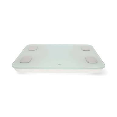 Nedis SmartLife Älyvaaka | Bluetooth® | BMI / BMR / Lihakset / Luut / Paino / Rasva / Vesi | 12 | Max. kuorma: 180 kg | Android™ / IOS | ABS-Muovi / Lasi | Valkoinen