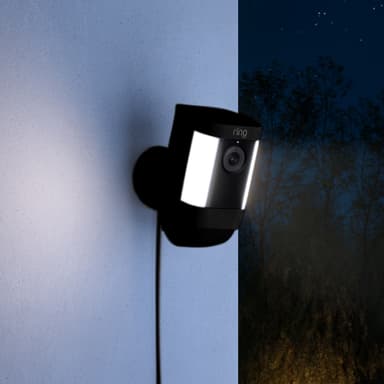 Ring Spotlight Cam Pro valvontakamera (musta/pistokeliitäntä)