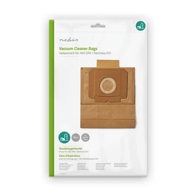 Nedis Pölypussi | 10 kpl | Paperi | Eniten myyty: AEG / Electrolux | Ruskea