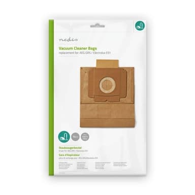Nedis Pölypussi | 10 kpl | Paperi | Eniten myyty: AEG / Electrolux | Ruskea