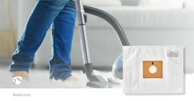 Nedis Pölypussi | 10 kpl | Mikrokuitu | Eniten myyty: Nedis® VCBG500 / VCBG550-Series | Valkoinen