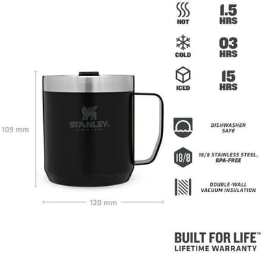 Stanley The Legendary Camp Mug termosmuki, vaaleanpunainen, 350 ml