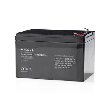 Nedis Lyijyakku | Lyijyhappo | Ladattava | 12 V | 12000 mAh
