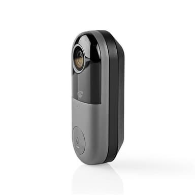 Nedis SmartLife Video Ovipuhelin | Wi-Fi | Muuntaja | Full HD 1080p | MicroSD (ei sisälly) / Pilvipalvelutallennus (valinnainen) | IP54 | Liiketunnistimella | Yökuvaus | Harmaa / Musta