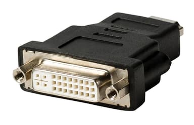 Valueline High Speed HDMI Ethernet Sovitin HDMI-Liitin - DVI-D 24 + 1-Pin Naaras Musta