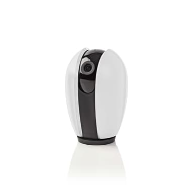 Nedis SmartLife Sisäkamera | Wi-Fi | Full HD 1080p | Kääntö/kallistus | MicroSD (ei sisälly) / Pilvipalvelutallennus (valinnainen) | Liiketunnistimella | Yökuvaus | Tummanharmaa / Valkoinen