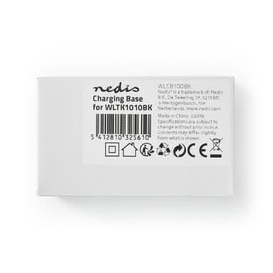 Nedis Radiopuhelintilan Tarvikke | Sopii laitteeseen: WLTK1010BK | 2 | Musta