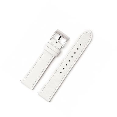 Kellon hihnan vaihto Rolexille ja Swtachille Valkoinen 18 mm