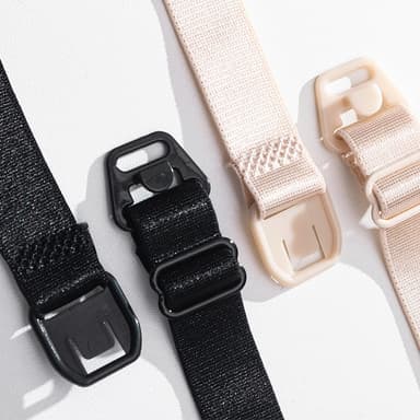6 kpl säädettävät imetysliivit olkahihnat Beige