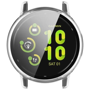 Kellokotelo näytönsuojalla Garmin Vivoactive 5:lle Läpinäkyvä