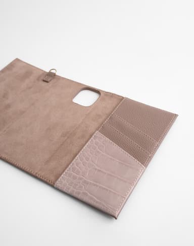 Signature Clutch Galaxy S20+ Misty Rose Croco