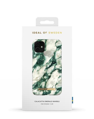 Printed Case iPhone 11/XR Calacatta Emerald Marble