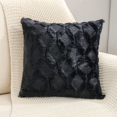 Pehmeä koristeellinen tyynynpäällinen olohuoneeseen, sohva 2 kpl Musta XL
