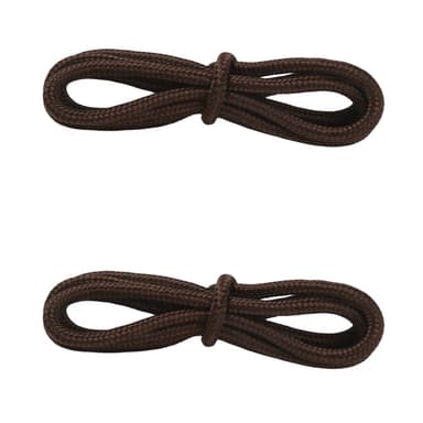 Pyöreät kengännauhat 5 paria Ruskea 4 mm/1.5 m