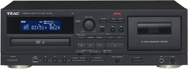 Teac AD-850-SE CD-soitin/kasettisoitin (musta)