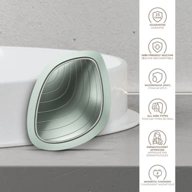 Geske Sonic Warm & Cool hierontalaite kasvoille GK000002GN01 (vihreä)