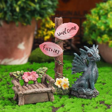 Dragon-ulkokoristeet puutarhaan