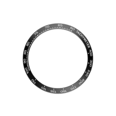 Kehys - Musta valkoisilla merkeillä Samsung Gear S2 Classicille