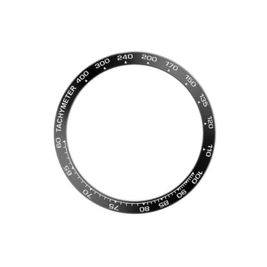 Kehys - Musta valkoisilla merkeillä Samsung Gear S2 Classicille