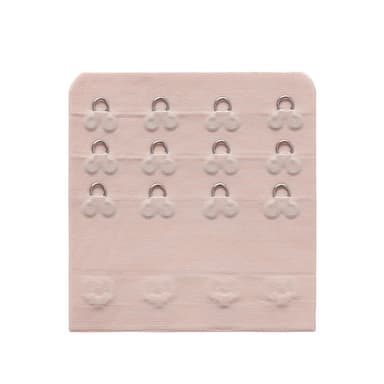 4 koukkua 3 riviä välirintaliivit Extender Bran Extender Strap Musta+hopeaharmaa+vaaleanpunainen