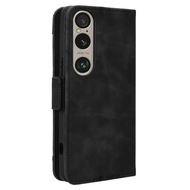 Lompakkoteline Käännettävä Puhelinkotelo Xperia 1 VI - Musta