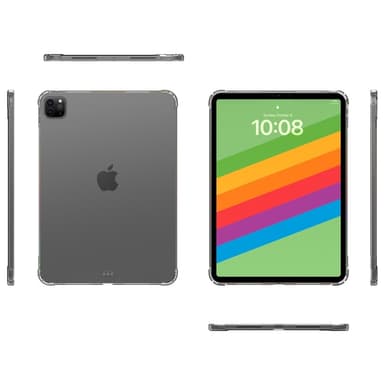 iPad Pro 11 (2024) Kuori Kirkas TPU + Reunahiomattu