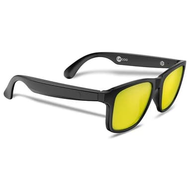 LENOVO C8-Lite Bluetooth Aurinkolasit Headset Langattomat kuulokkeet - Keltainen