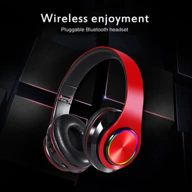 Langattomat Hifi-korvakuulokkeet Bluetooth-kuulokkeet - musta+punainen
