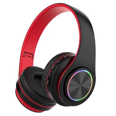Langattomat Hifi-korvakuulokkeet Bluetooth-kuulokkeet - musta+punainen