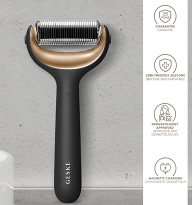 Geske MicroNeedle kasvo- ja vartalorulla GK000042GY01 (musta)