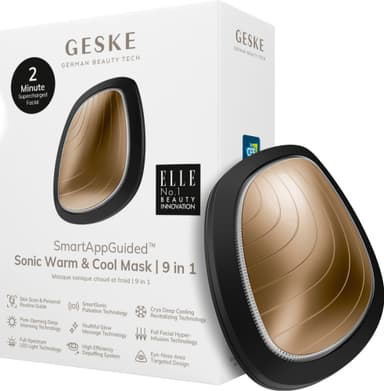 Geske Sonic Warm & Cool hierontalaite kasvoille GK000002GY01 (musta)